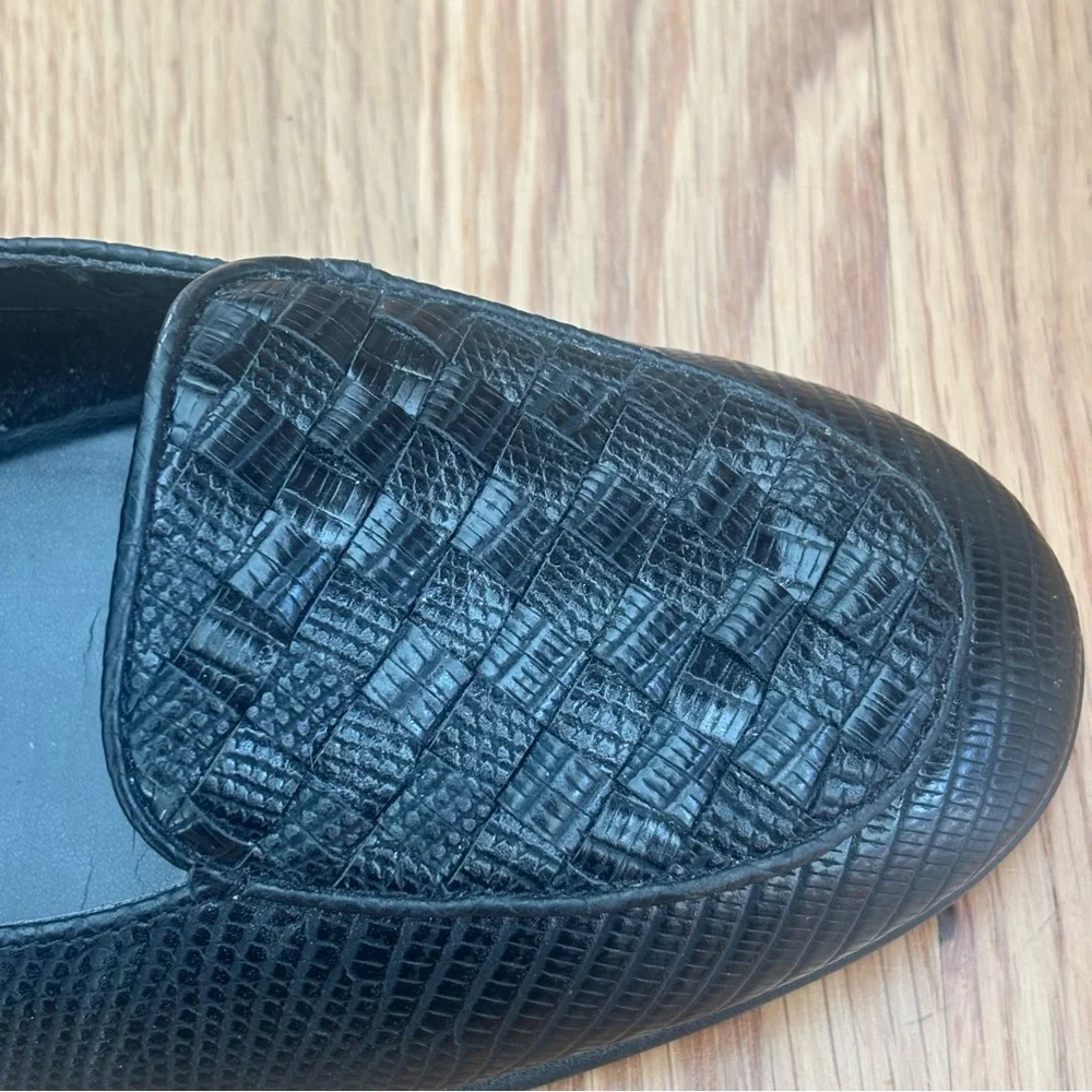 Aerosoles Black Brielle Loafers, Size 7.5